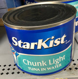 StarKist Chunk Light Tuna in Water 66.5 oz. Can Salad Fish Seafood