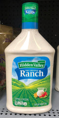 Hidden Valley Original Ranch Salad Dressing Topping Gluten Free 52 Oz Bottle