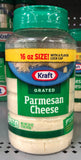 Kraft Grated Cheese Parmesan Cheese 16 oz Jar Spaghetti Alfredo