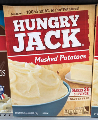 Hungry Jack Mashed Potatoes 26.7 OZ Instant Dried Gravy Taters