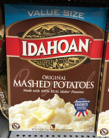 Idahoan Original Mashed Potatoes 26.2 oz Instant Dried Gravy Taters