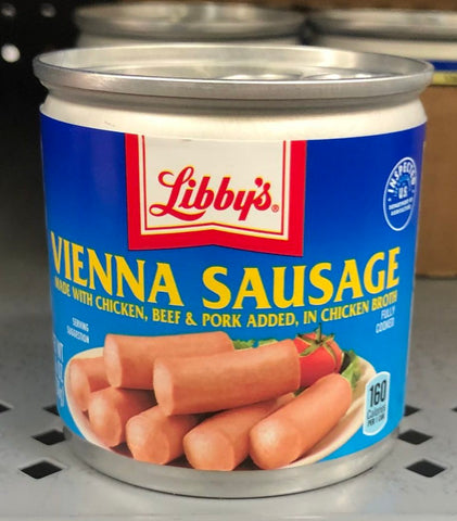 Libby Vienna Sausage 5 oz Can Meat Chicken Beef Pork Wieners