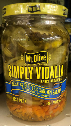 Mount Olive Simply Vidalia Bread & Butter Garden Salad 16 oz sweet pickle