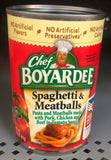 16 Chef Boyardee Spaghetti and Meatballs 15 oz Cans Pasta Sauce FREE SHIP