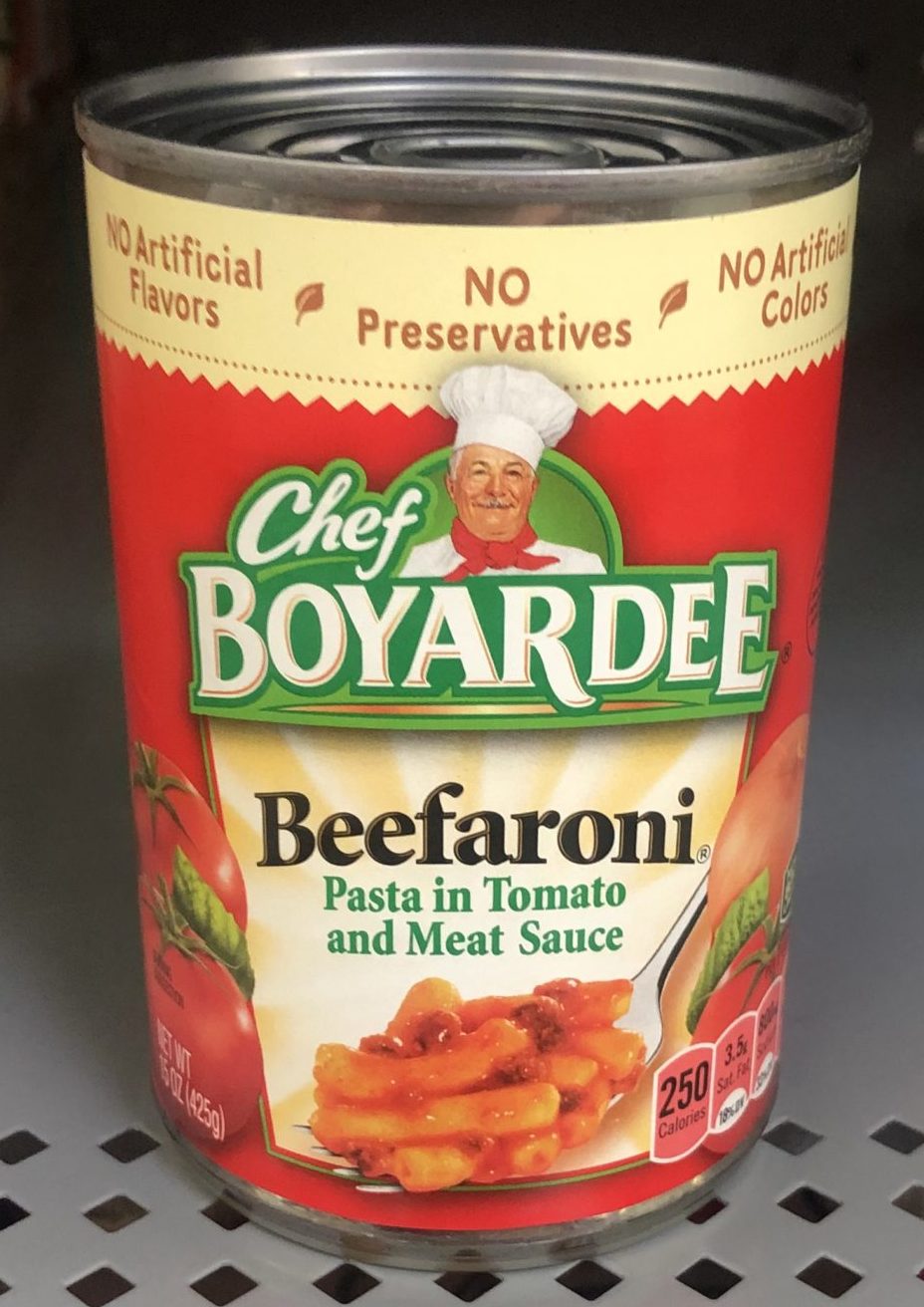 16 Chef Boyardee Beefaroni 15 oz Cans