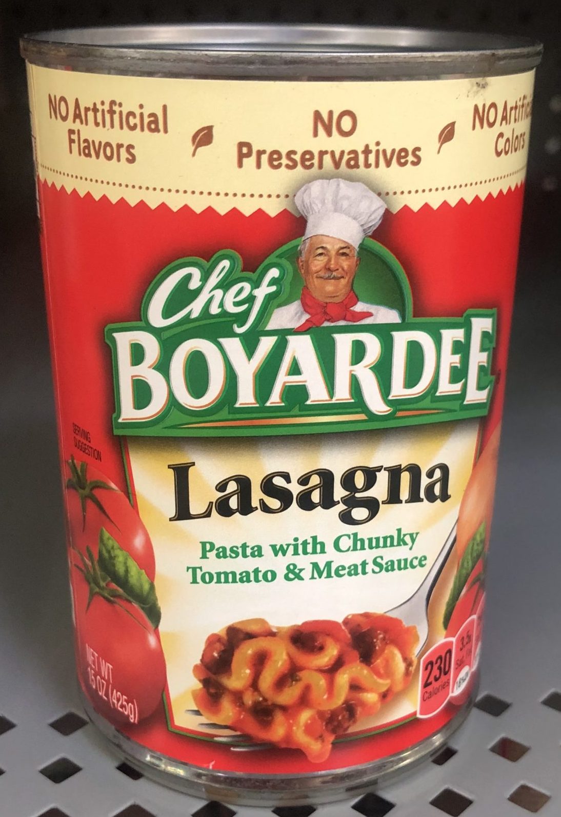 Chef Boyardee Lasagna 15 oz Cans