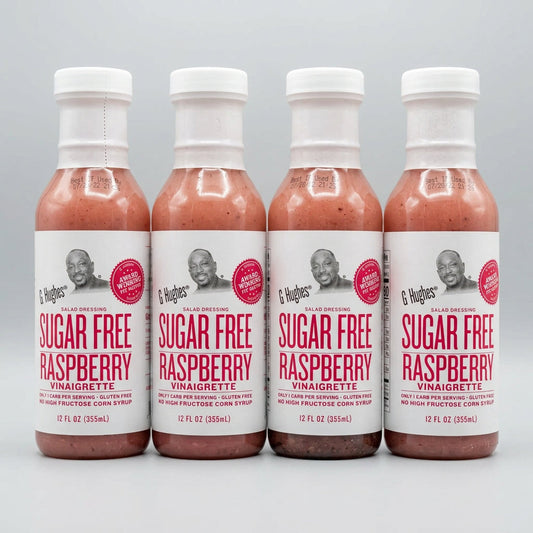 G Hughes Sugar Free Raspberry Vinaigrette Salad Dressing, 12 oz
