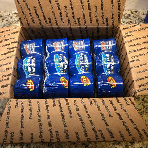 Armour Vienna Sausage Regular 2 Cans Meat Shelf Stable Wiener