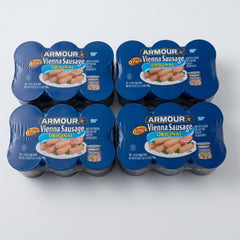 Armour Vienna Sausage Regular 2 Cans Meat Shelf Stable Wiener
