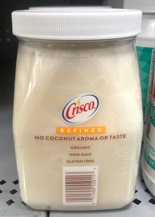Crisco Organic Refined Coconut Oil 27 oz Gluten Free NonGMO Cooking