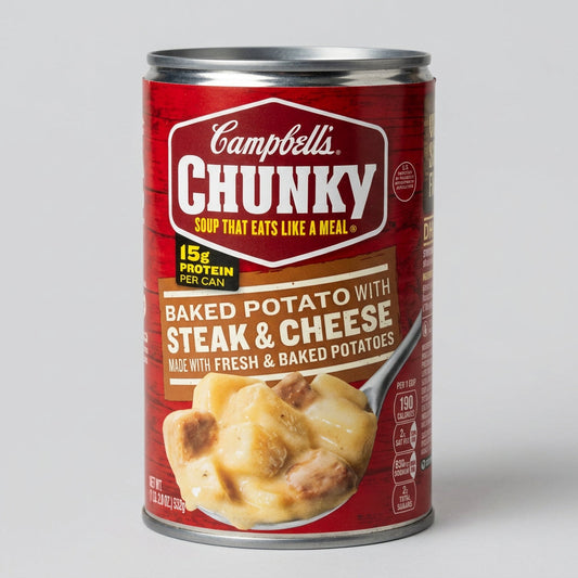 Campbell's Chunky Baked Potato with Steak and Cheese Soup, 18.8 oz