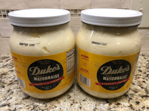 2 Jars Duke's Mayonnaise 1 GALLON of Duke Dukes creamy Mayo