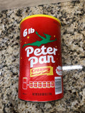 12 lbs of Peter Pan Creamy Peanut Butter 2 - 6lb Jars Cans Sandwich Jelly FREE SHIP