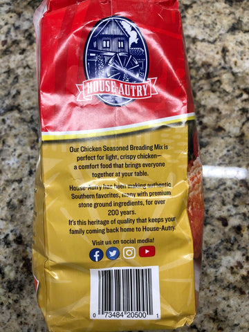 House Autry Crispy Fried Chicken Breader Mix Flour Breast Leg Wing, 5 lb