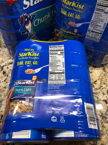 36 CANS StarKist Chunk Light Tuna in Water 5 oz Can