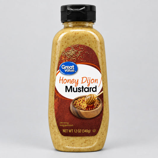 Great Value Squeeze Bottle Honey Dijon Mustard, 12 oz