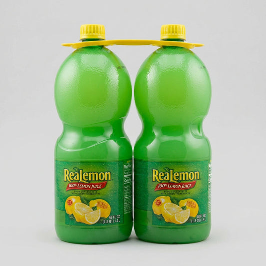 2 Bottles ReaLemon Real Lemon Juice 3 qts Citrus Mix Marinade