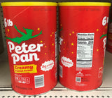 12 lbs of Peter Pan Creamy Peanut Butter 2 - 6lb Jars Cans Sandwich Jelly