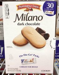 Pepperidge Farm Milano Rich Dark Chocolate Cookies 30 pk.