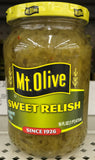 Mount Olive Sweet Pickle Relish 16 oz Salad Tuna Mt Salad