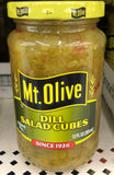 Mount Olive Dill Salad Cubes Relish 12 oz Salad Tuna Mt Pickle