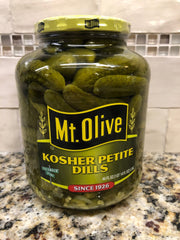 Mount Olive Kosher Petite Dills Fresh Pack Pickles 46 oz Dill Mt Sandwich Pickle