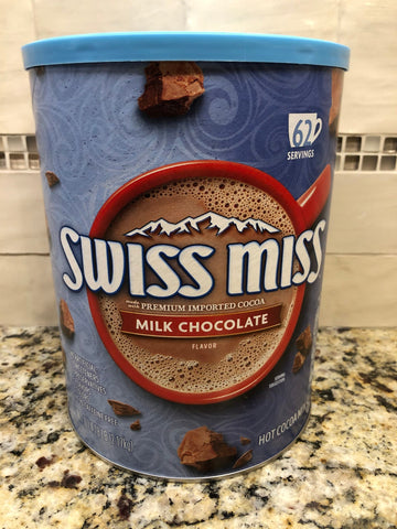 2 Swiss Miss Milk Chocolate Hot Cocoa Mix Canister 76.5 oz