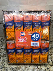 40 packs Toastchee Lance Sandwich Crackers Cheese Peanut Butter NABS FREE SHIP