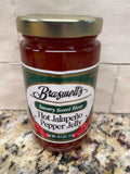 Braswell's Hot Jalapeno Pepper Jelly 10.5 oz Jar Sweet and Savory Jam