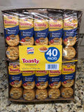 40 packs Toasty Lance Sandwich Crackers Real Peanut Butter NABS FREE SHIP