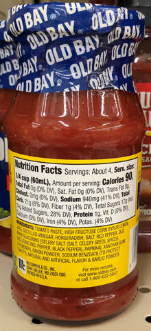 Old Bay Cocktail Sauce, 8 oz