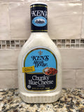 Ken's Steak House Chunky Blue Cheese Salad Dressing 32 oz. Bottle Dip Wings