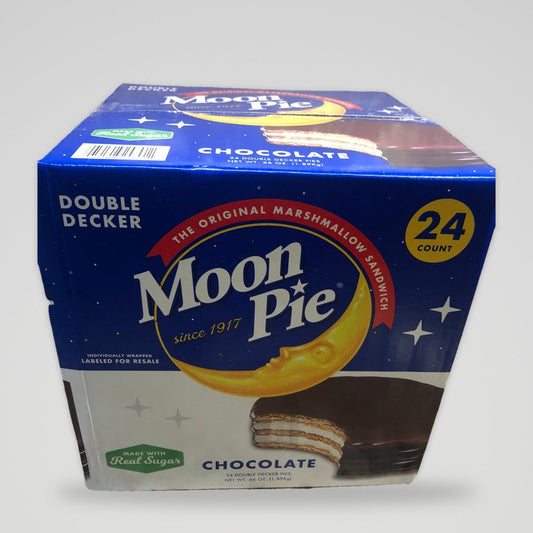 24 Double Decker Chocolate Moon Pie Graham Marshmallow MoonPie Cake Original