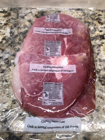 Hobes Old Fashioned Sugar Cured Country Ham Pork Center Slices Breakfast Biscuit