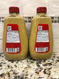 Gulden's Spicy Brown Mustard TWO 24 oz Squeeze Bottles Zesty pretzel topping