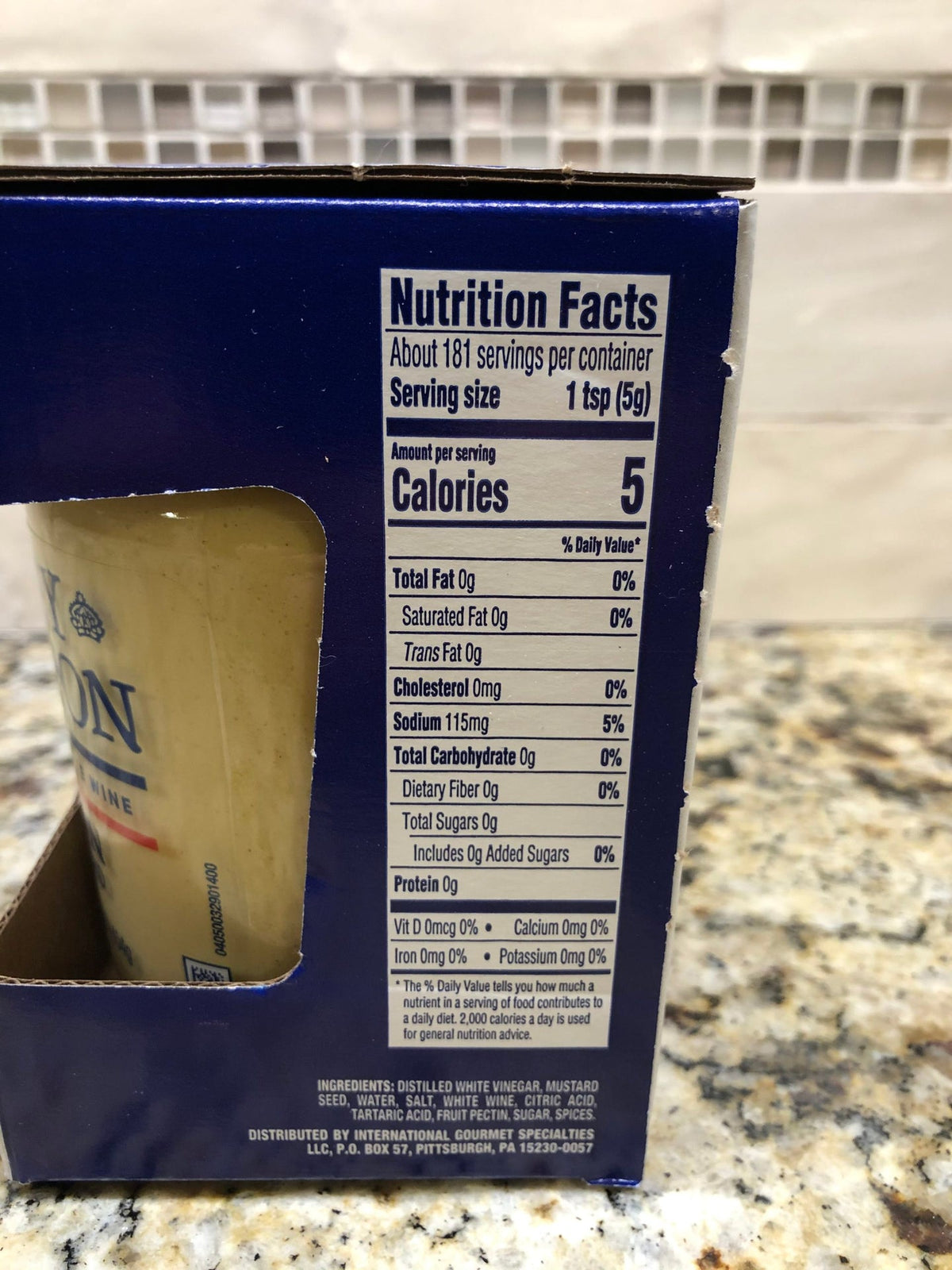 2 Jars of Grey Poupon Dijon Mustard, 16 oz