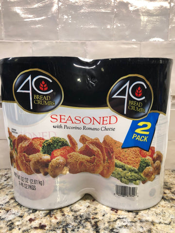 4C Seasoned Bread Crumbs, 2 pk / 46 oz. Fried Chicken Breader Mix Flour Seafood