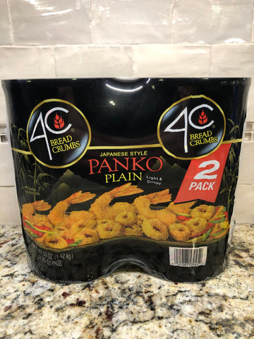 4C Foods Japanese Style Panko Plain Bread Crumbs 2 pk 25 oz Breader Mix Flour Seafood