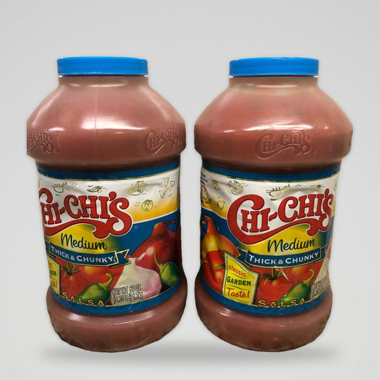 Two Chi-Chi's Medium Thick & Chunky Salsa, 60 oz