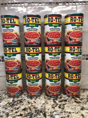 12 ROTEL Mild Diced Tomatoes and Green Chilies 10 oz Cans FREE SHIP RO*TEL