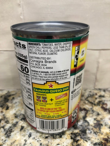 12 Cans of Rotel Mild Diced Tomatoes and Green Chilies, 10 oz