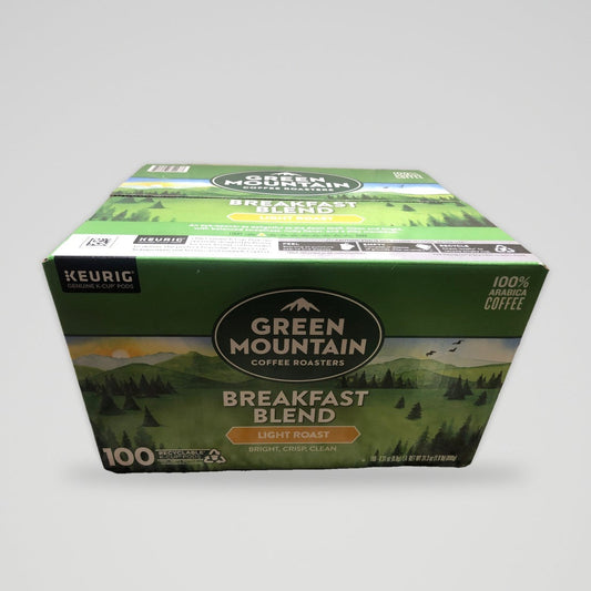 Green Mountain Breakfast Blend Coffee 100 ct Keurig K cup Pods