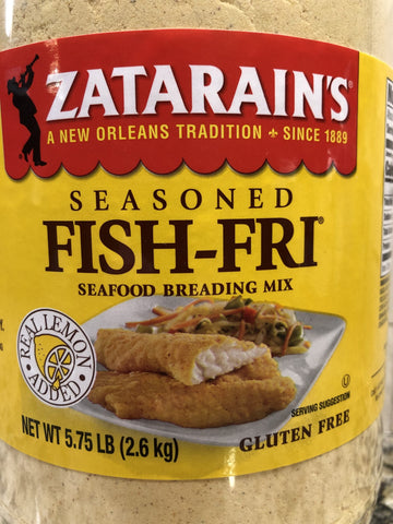 Zatarain's Seasoned Fish-Fri 92 oz. Fish Veggie Chicken Breader Mix Flour FRY