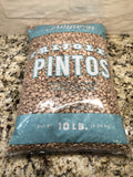 10 POUNDS BULK Augusta Frijole Pinto Beans 10 lbs Pintos FREE SHIP