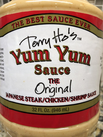 Big 32 Oz Terry Ho's Yum Yum White Sauce Japanese Steak House Shrimp Hibachi