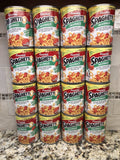 16 Campbell's SpaghettiOs Pasta with Meatballs Cans Tomato Sauce