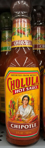 Cholula Food Chipotle Hot Sauce 5 oz Pepper Sauce Tacos Nachos Soup Eggs