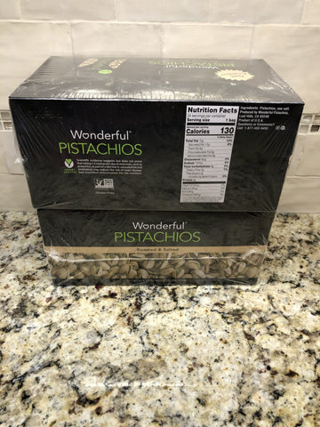 Wonderful Pistachios Roasted and Salted, 1.5 oz