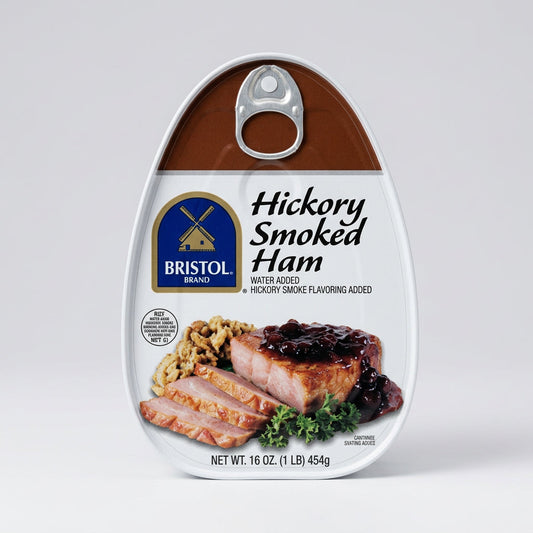 Bristol Hickory Smoked Cooked Canned Ham, 16 oz