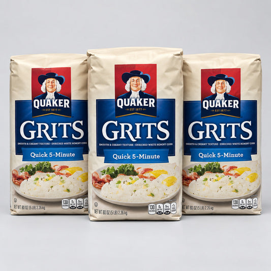 Quaker Instant Quick Grits White Hominy, 15 lb